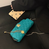Women's Roman Coin Rhombus Chain Phone Bag Crossbody Mini Bag