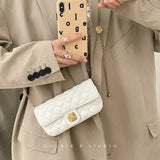 Women's Roman Coin Rhombus Chain Phone Bag Crossbody Mini Bag