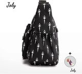 Waterproof Nylon Messenger Satchel Bag - Women's Shoulder Bag