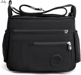 Waterproof Nylon Messenger Satchel Bag - Women's Shoulder Bag