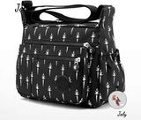 Waterproof Nylon Messenger Satchel Bag - Women's Shoulder Bag