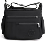 Waterproof Nylon Messenger Satchel Bag - Women's Shoulder Bag