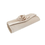 Women's Satin Clutch Bag Evening Party Bridal Handbag Purse