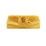 Women's Satin Clutch Bag Evening Party Bridal Handbag Purse
