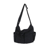 Women's Canvas Messenger Bag Large Capacity Shoulder Handbag