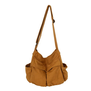 Women's Messenger Shoulder Bag Large Capacity Casual Canvas Female Handbag