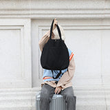 Canvas School Messenger Bag Large Capacity Casual Shoulder Handbag for Women