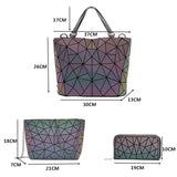 Women's Holographic Deformation Tote Bag