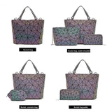 Women's Holographic Deformation Tote Bag