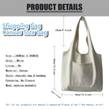 Canvas Shopper Tote Bag Large Handbags One-shoulder Shopping Bag