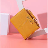 Women's Short Wallet Zipper Card Bag Coin Purse