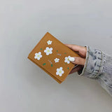 Women's Short Wallet Floral Style Hasp PU