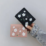 Women's Short Wallet Floral Style Hasp PU