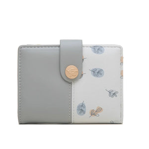 Women's Short Wallet Two-fold Zipper Buckle Creative Zero Wallet