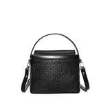 Cowhide Shoulder Bag Handbag Square Ladies Tote Leather Crossbody Bag