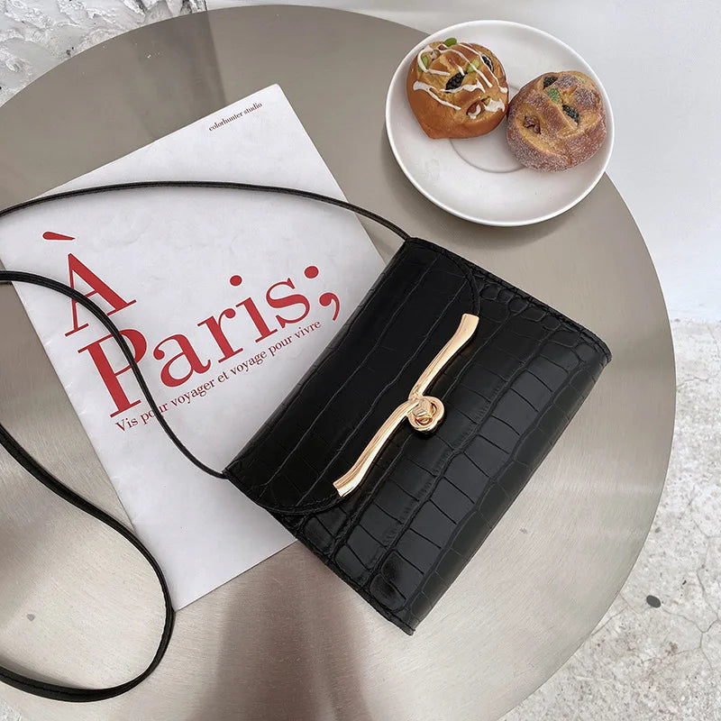 Women's Summer Messenger Bag Lock Shoulder Handbag