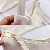 Candy Color Women's Shoulder Bag Small Summer Baguete Handbag