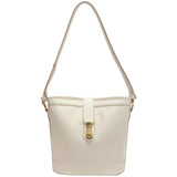 PU Leather Bucket Crossbody Pack Women's Shoulder Bag