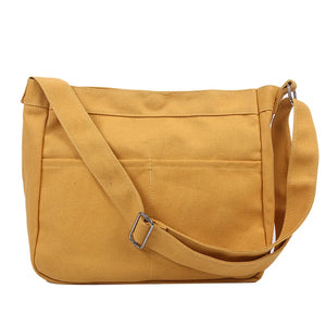 Canvas Shoulder Bag Casual Crossbody Satchel