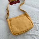 Canvas Shoulder Bag Casual Crossbody Satchel