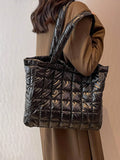 Women's Nylon Shoulder Bag Padded Tote Large Capacity Handbags