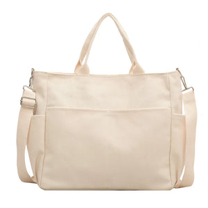 Casual Large Capacity Shoulder Bag for Women Canvas Crossbody Bags