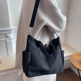 Casual Large Capacity Shoulder Bag for Women Canvas Crossbody Bags