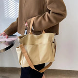 Casual Large Capacity Shoulder Bag for Women Canvas Crossbody Bags