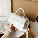 Women's Retro Crossbody Messenger Handbag Solid Tote