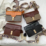 Women's Small Square Shoulder Bag Crossbody Messenger Handbag