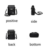 Women's Shoulder Bag Rhombus Pattern Ladies Messenger Bag