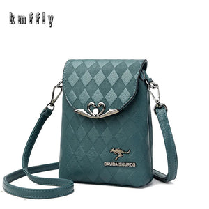 Women's Shoulder Bag Rhombus Pattern Ladies Messenger Bag