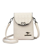 Women's Shoulder Bag Rhombus Pattern Ladies Messenger Bag