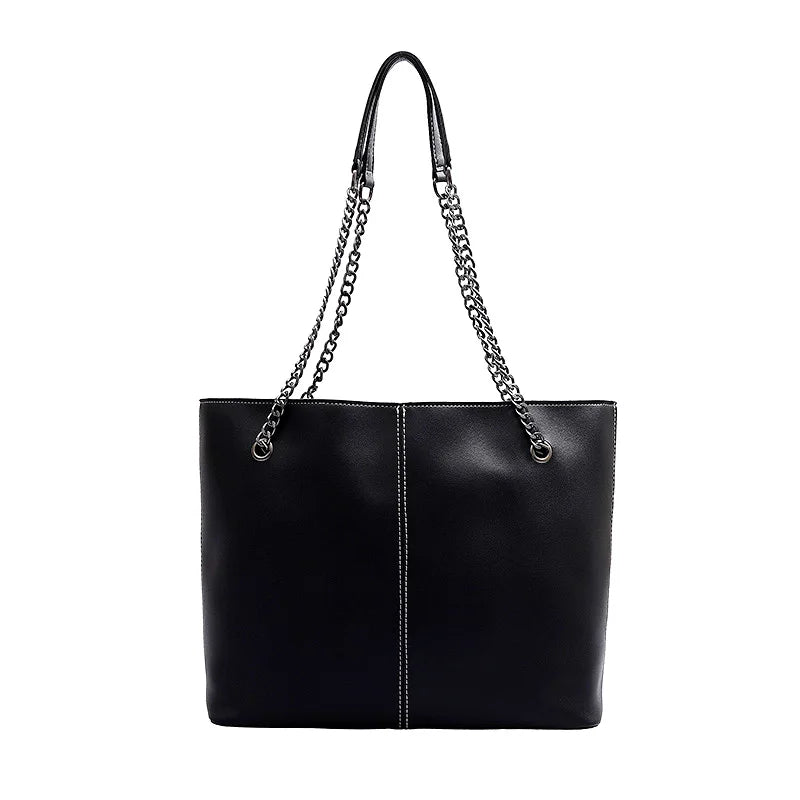 Women's Large Capacity Shoulder Bag Casual Pu Leather Messenger Bag