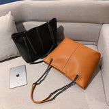 Women's Large Capacity Shoulder Bag Casual Pu Leather Messenger Bag