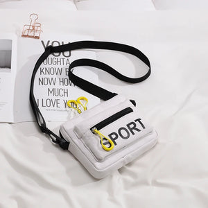 Women's Canvas Shoulder Bag Casual Handbag Outdoor Zipper Messenger Bag