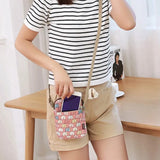 Totoro Canvas Sling Bag with Phone Mini Style