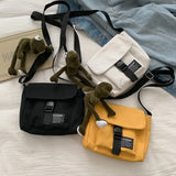 Women's Harajuku Canvas Shoulder Bag Crossbody Messenger Tote Handbag