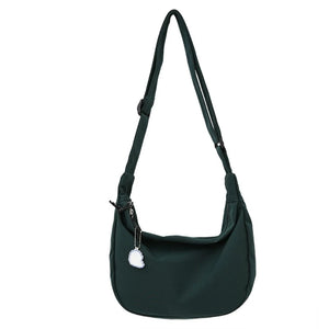 Harajuku Crossbody Bag for Women Solid Messenger Tote Bag