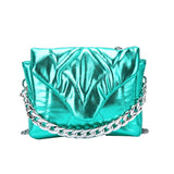 Women's Shoulder Bag High Messenger Bag Leather Handbags Chain Crossbody Bag