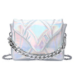 Women's Shoulder Bag High Messenger Bag Leather Handbags Chain Crossbody Bag