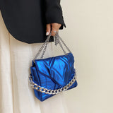 Women's Shoulder Bag High Messenger Bag Leather Handbags Chain Crossbody Bag