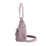 High Top-handle Nylon Shoulder Bag for Women
