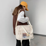 Women's Shoulder Bag College Large Capacity Messenger Bag
