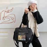 Women's Shoulder Bag College Large Capacity Messenger Bag