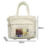 Women's Shoulder Bag College Large Capacity Messenger Bag