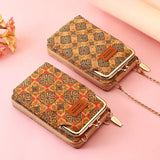 Women's Mini Crossbody Bag PU Multi-function Portable Solid