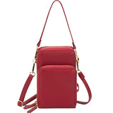 Women's Mini Messenger Bag PU Multi-function Phone Bags