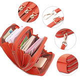 Women's Mini Messenger Bag PU Multi-function Phone Bags