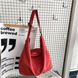 Canvas Crossbody Bag Large Shoulder Bag for Women